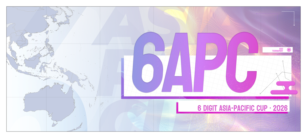 6 Digit Asia-Pacific Cup 2026